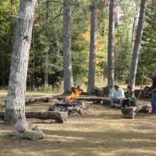 Fall fire circle